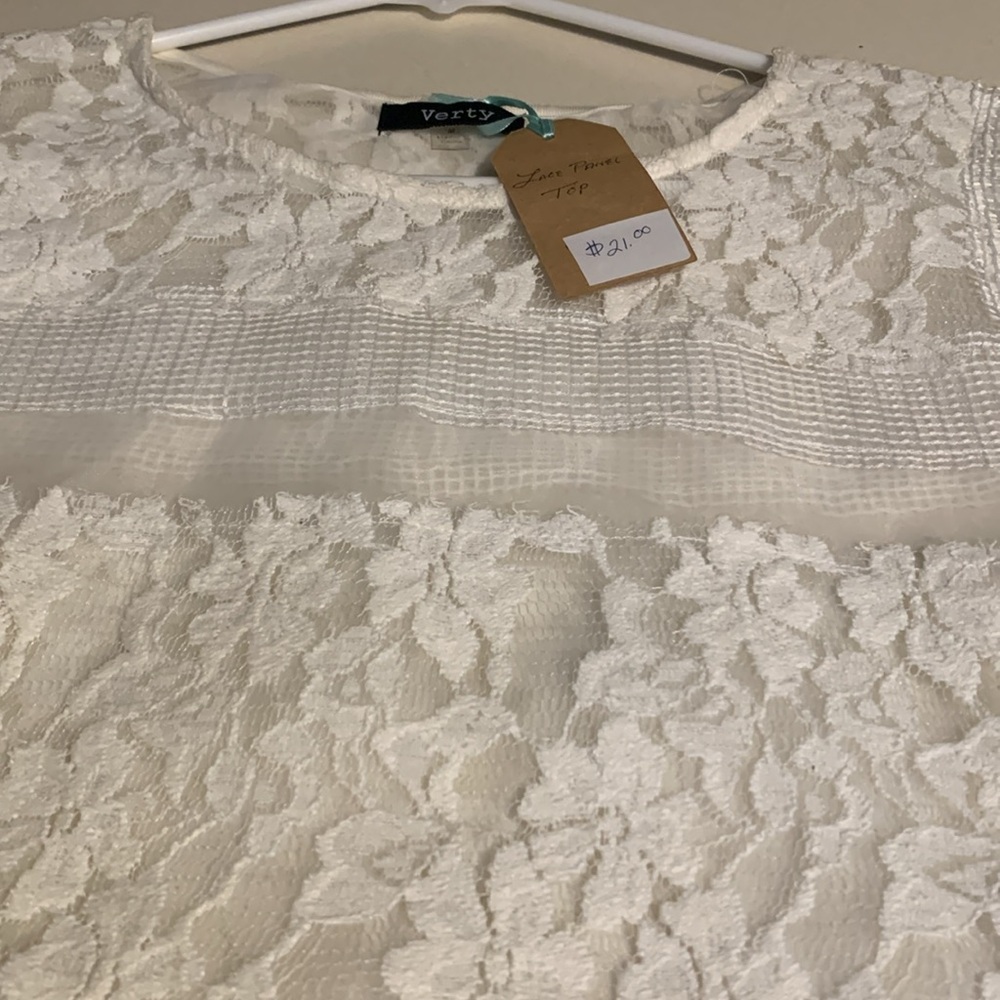Vetty Lace Panel Blouse NWT - Picture 8 of 8